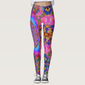 zonnebloemvelden voor altijd - roze leggings (Voorkant)