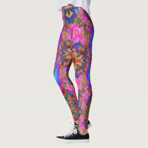 zonnebloemvelden voor altijd - roze leggings