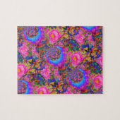 Zonnebloemvelden voor altijd - roze legpuzzel (Horizontaal)