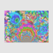 Zonnebloemvelden voor eeuwig blauw tissuepapier (Voorkant)