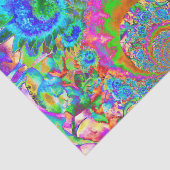 Zonnebloemvelden voor eeuwig blauw tissuepapier (Detail)