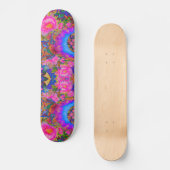 Zonnebloemvelden voor eeuwig roze skateboard (Voorkant)