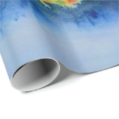 zonnebloemvelden - waterverf zonnebloemverf cadeaupapier (Rol Hoek)