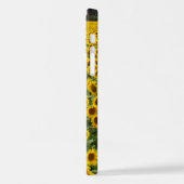 ZonnebloemveldInitialen iPhone Hoesje (Linkerkant)