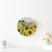 zonnebloemveldklok ronde klok (Huis)