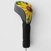 Zonnebloemverf Golfheadcover (Schuin)