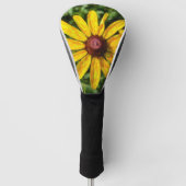 Zonnebloemverf Golfheadcover (Voorkant)