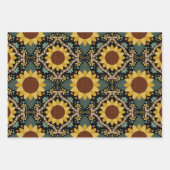 Zonnebloemverpakkingspapier Inpakpapier Vel (Voorkant)
