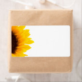 Zonnebloemverzendlabels Etiket (Insitu)