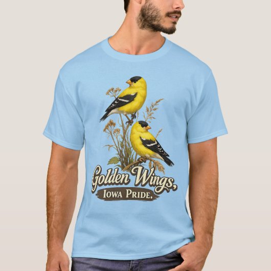 Zonnebloemvleugels van de Prairie T-shirt (Voorkant)