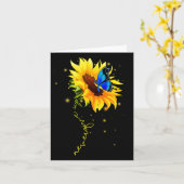 Zonnebloemvlinder geeft nooit syndroom op kaart (Gele Bloem)