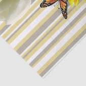 Zonnebloemvlinder White Tulp Tissue Paper Tissuepapier (Detail)