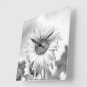 Zonnebloemwand Kunst, Gifts, Clock, Sunflower Gift Vierkante Klok (Hoek)