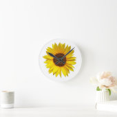 Zonnebloemwandklok Ronde Klok (Huis)