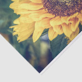 Zonnebloemweefsel Tissuepapier (Detail)