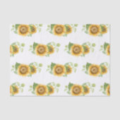 Zonnebloemweefsel Tissuepapier (Voorkant)