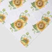 Zonnebloemweefsel Tissuepapier (Detail)