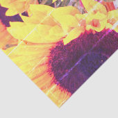 Zonnebloemweefsel Tissuepapier (Detail)