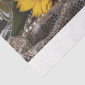 Zonnebloemweefsel Tissuepapier (Detail)