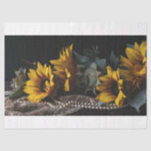 Zonnebloemweefsel Tissuepapier (Voorkant)