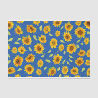 Zonnebloemweefsel Tissuepapier