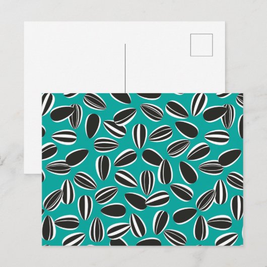 Zonnebloemzaad Briefkaart (Voorkant / Achterkant)