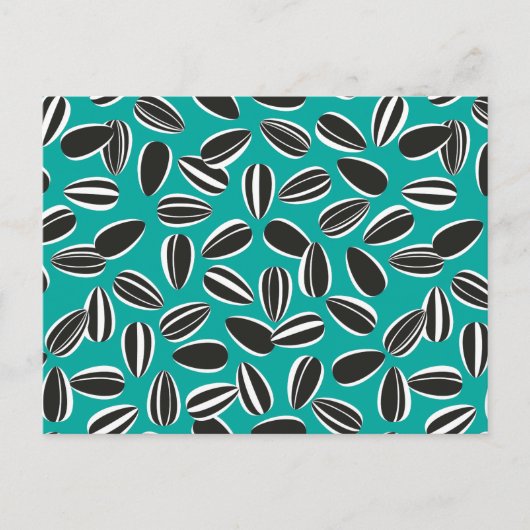 Zonnebloemzaad Briefkaart (Voorkant)