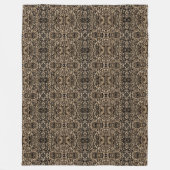 Zonnebloemzaad Fleece Deken (Voorkant)