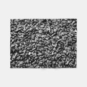 Zonnebloemzaad Fleece Deken (Voorkant (Horizontaal))