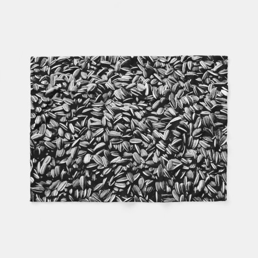 Zonnebloemzaad Fleece Deken (Voorkant (Horizontaal))