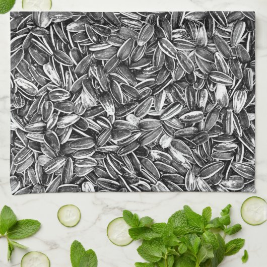 Zonnebloemzaad Theedoek (Gevouwen)