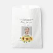 Zonnebloemzaadjes Pakket Herdenking Funeral Bedankzakje (Voorkant)