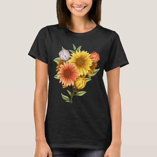 zonnebloemzaden t-shirt (Voorkant)