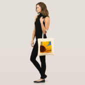Zonnebloemzak Tote Bag (Voorkant (model))