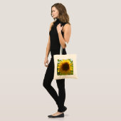 Zonnebloemzak Tote Bag (Voorkant (model))