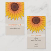 Zonnebloemzaken Visitekaartje (Voorkant / Achterkant)