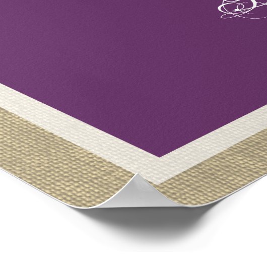 Zonnebloemzetdiagram met verwisselbare kleur poster (Hoek)