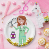 Zonnebloemzure Borden Papieren Bordje (Feest)