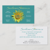 ZonnebloemZussers.Visitekaartje Visitekaartje (Voorkant / Achterkant)