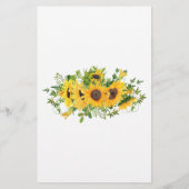 Zonnebloesadvies voor de bruine en de bruine Kaart (Achterkant)