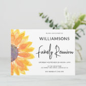 Zonnebloesgezinshereniging Kaart (Staand voorkant)