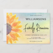 Zonnebloesgezinshereniging Kaart (Voorkant)