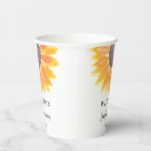 Zonnebloesgezinshereniging Papieren Bekers (Rechts)