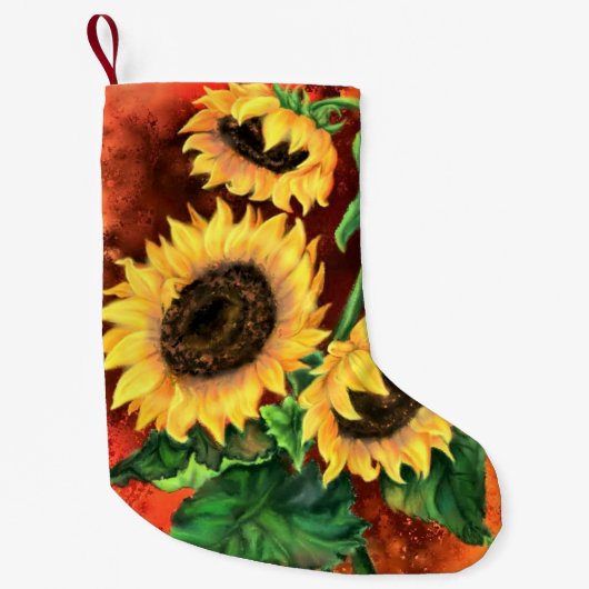 Zonnebloeskerst Kleine Kerstsok (Voorkant)