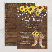 Zonnebloeslandlaarzen Kaart (Voorkant / Achterkant)