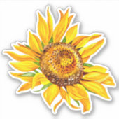 Zonnebloesticker Sticker (Voorkant)