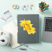 Zonnebloesticker Sticker (iPad Cover)