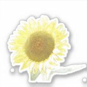 Zonnebloesticker Sticker (Voorkant)