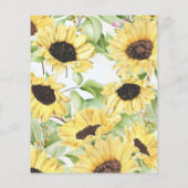 Zonneblokadvies voor Happy Couple-doucherekaart Flyer (Achterkant)