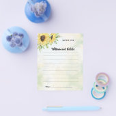 Zonneblokadvies voor Happy Couple-doucherekaart Flyer (Enkel)